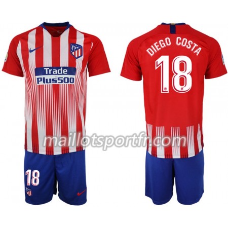 Maillot de Foot Atlético Madrid DIEGO COSTA 18 Enfant Domicile 2018/19